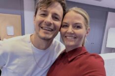 Jennifer Morrison and Giles Matthey of Once Upon a Time