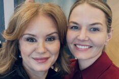 Jennifer Morrison and Keegan Connor Tracy of Once Upon a Time