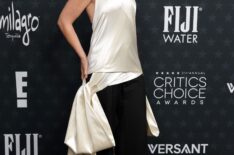 Jessie Buckley attends the 31st Annual Critics Choice Awards at Barker Hangar on January 04, 2026 in Santa Monica, California.