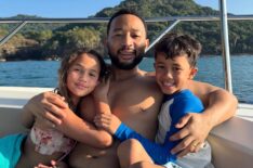 John Legend with kids Luna and Max, Instagram, January 5, 2026.