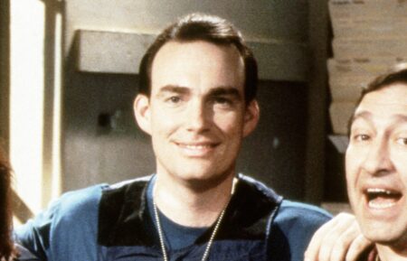 SMALL DOSES, (from left): Jon Manfrellotti, Patty Ross, John Mulrooney, Dom Irrera, 'Midtown North', 1994. © Viacom / Courtesy: Everett Collection