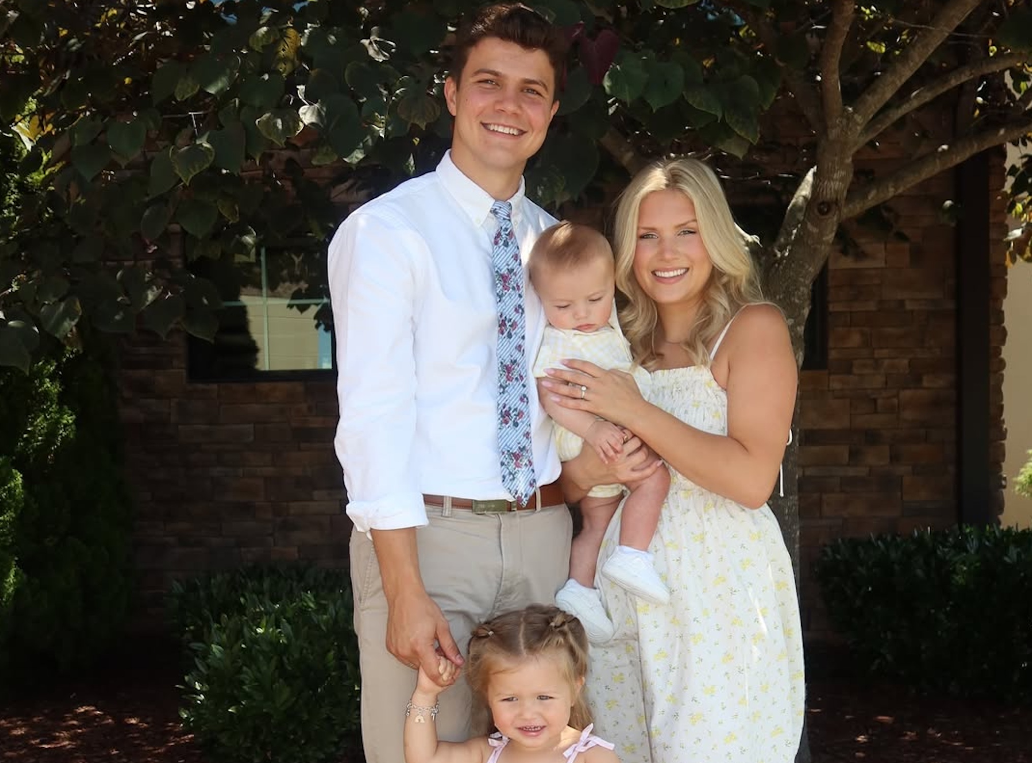 Katie Bates Clark and family