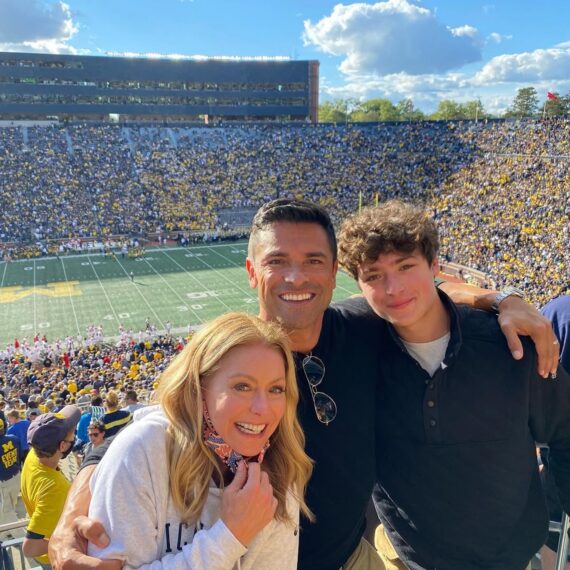 Kelly Ripa, Mark Consuelos, and Joaquin Consuelos, Instagram, September 25, 2021.