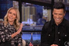 Kelly Ripa and Mark Consuelos on the January 20, 2026, episode of ABC's 'Live With Kelly and Mark.'