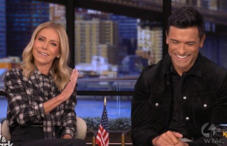 Kelly Ripa and Mark Consuelos on the January 20, 2026, episode of ABC's 'Live With Kelly and Mark.'