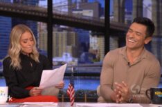 Kelly Ripa and Mark Consuelos on the January 21, 2026, episode of ABC's 'Live With Kelly and Mark.'
