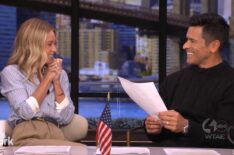 Kelly Ripa and Mark Consuelos on the January 23, 2026, episode of ABC's 'Live With Kelly and Mark.'
