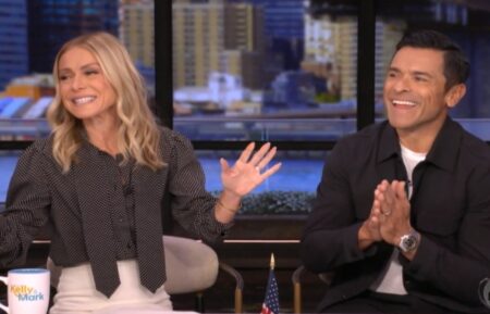 Kelly Ripa and Mark Consuelos on the January 26, 2026, episode of ABC's 'Live With Kelly and Mark.'