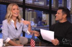 Kelly Ripa and Mark Consuelos on the January 23, 2026, episode of ABC's 'Live With Kelly and Mark.'