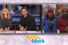 Kelly Ripa, Mark Consuelos, Phil Taitt, and a Brooklyn resident on the January 26, 2026, episode of ABC's 'Live With Kelly and Mark.'