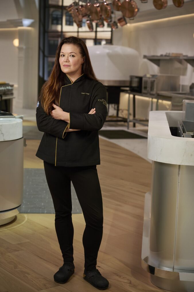 KIM ALTER -- Competitor in CBS Original Series AMERICA'S CULINARY CUP, scheduled to air on the CBS Television Network. Photo: Jackie_Brown/CBS ©2025 CBS Broadcasting, Inc. All Rights Reserved.