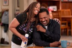 Kim Fields as Regina, Mike Epps as Bennie in episode 712 of 'The Upshaws.'