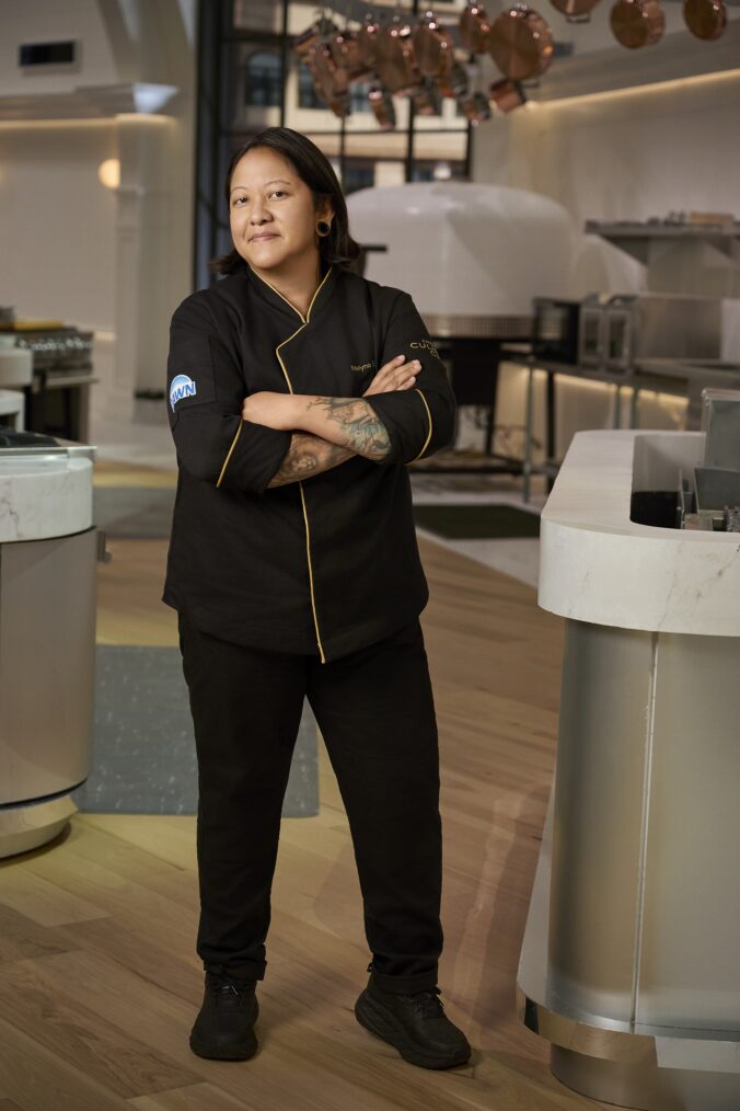 MALYNA SI -- Competitor in CBS Original Series AMERICA'S CULINARY CUP, scheduled to air on the CBS Television Network. Photo: Jackie_Brown/CBS ©2025 CBS Broadcasting, Inc. All Rights Reserved.