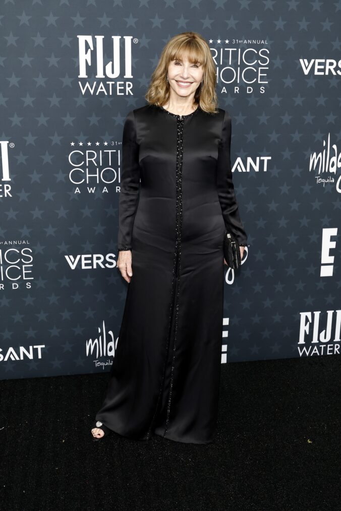 Mary Steenburgen attends the 31st Annual Critics Choice Awards at Barker Hangar on January 04, 2026 in Santa Monica, California.