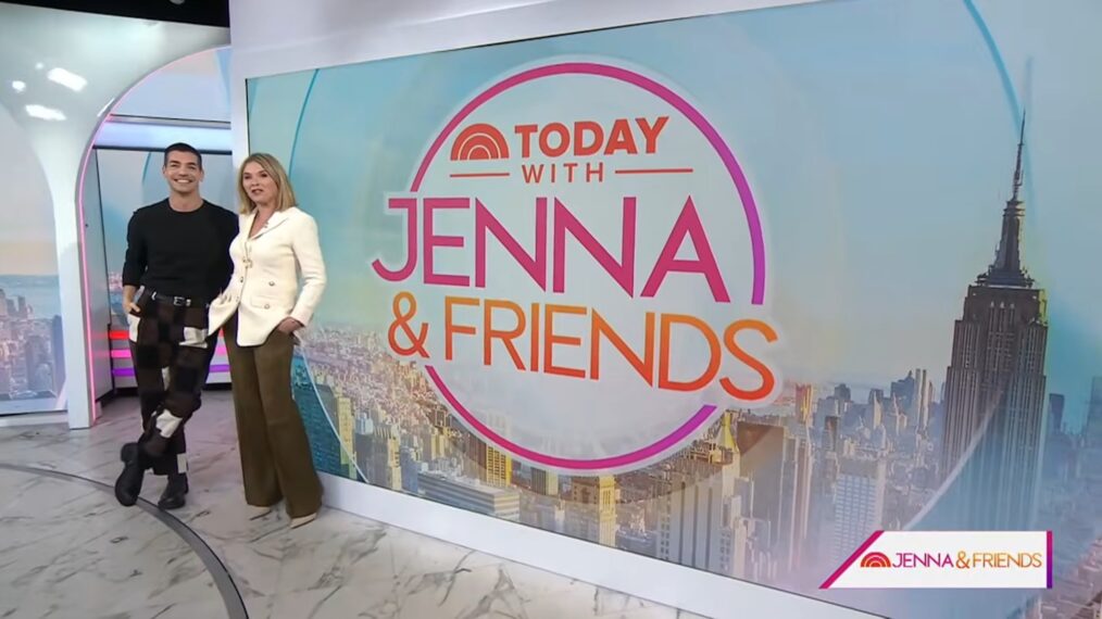 Matt Rogers and Jenna Bush Hager on the January 6, 2026, episode of NBC's 'Today With Jenna & Friends.'