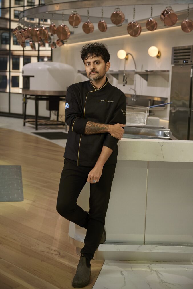 MICHAEL DIAZ DE LEON -- Competitor in CBS Original Series AMERICA'S CULINARY CUP, scheduled to air on the CBS Television Network. Photo: Jackie_Brown/CBS ©2025 CBS Broadcasting, Inc. All Rights Reserved.