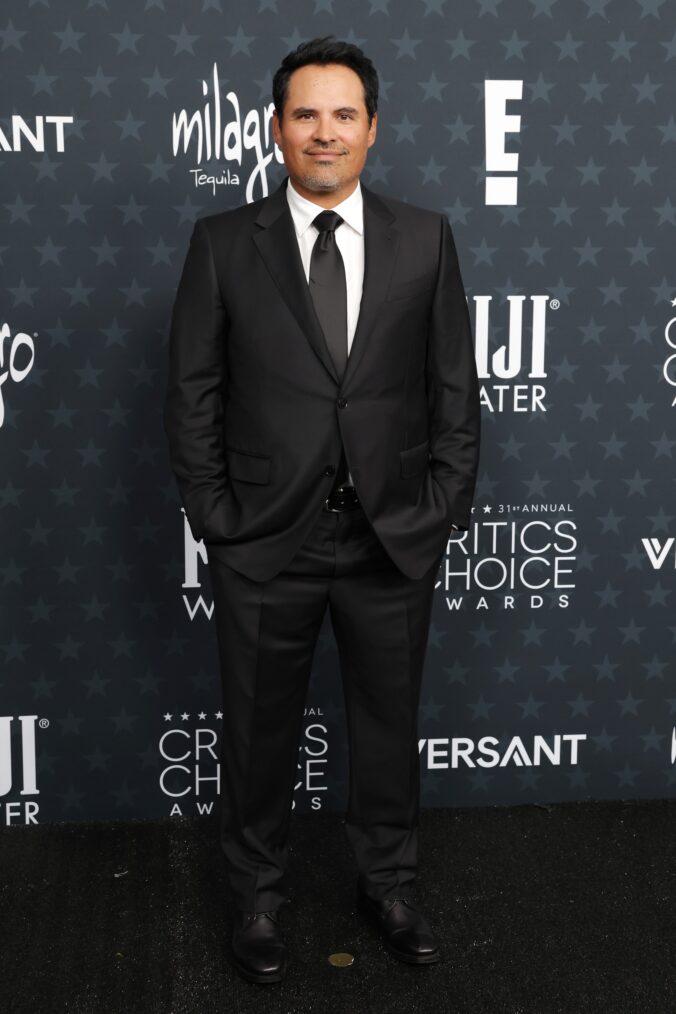 Michael Peña attends the 31st Annual Critics Choice Awards at Barker Hangar on January 04, 2026 in Santa Monica, California.