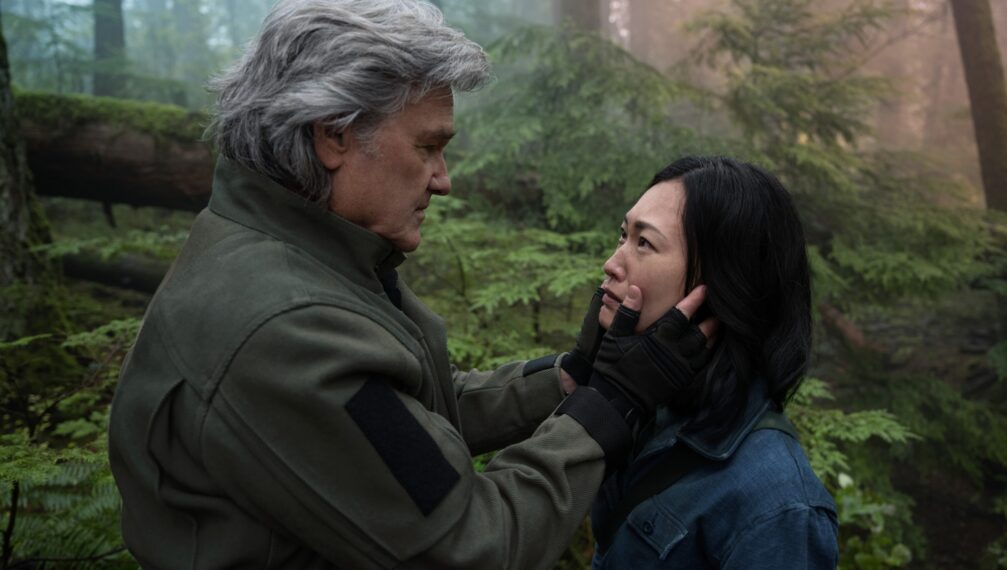 Kurt Russell and Mari Yamamoto in