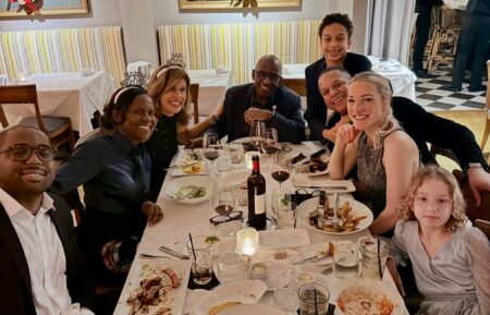 Nick Roker, Deborah Roberts, Hoda Kotb, Al Roker, Delano Melvin, Craig Melvin, Lindsay Czarniak, and Sybil Melvin, Instagram, January 1, 2026.