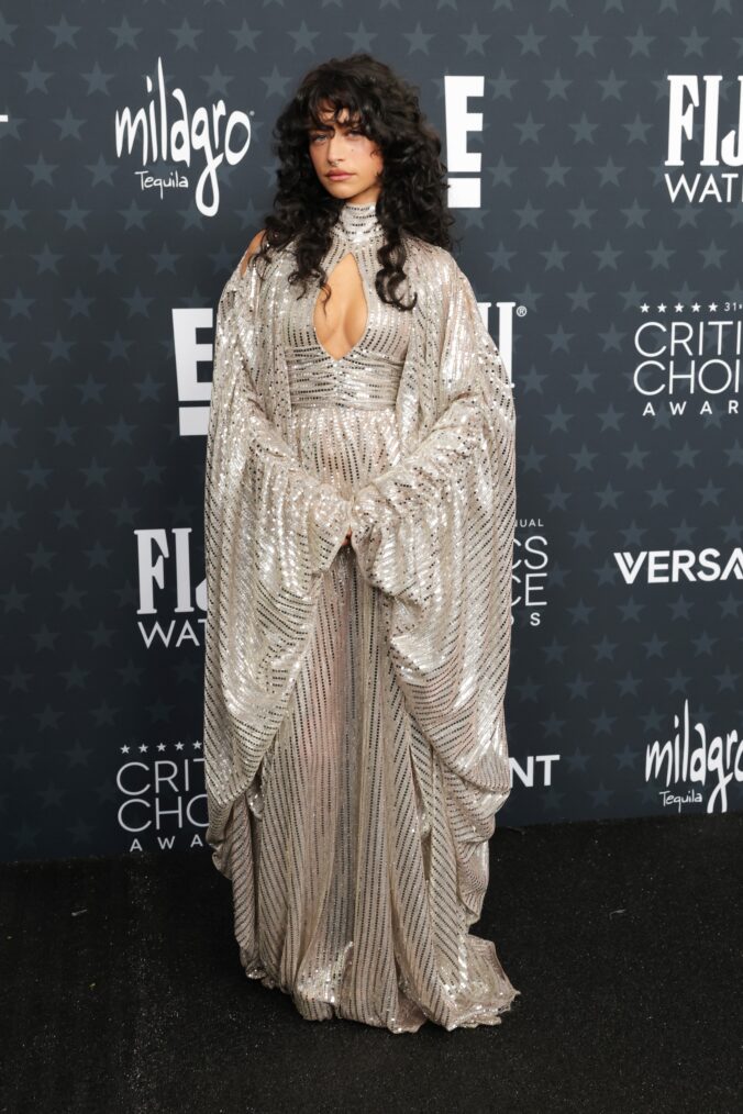 Odessa A'zion attends the 31st Annual Critics Choice Awards at Barker Hangar on January 04, 2026 in Santa Monica, California.