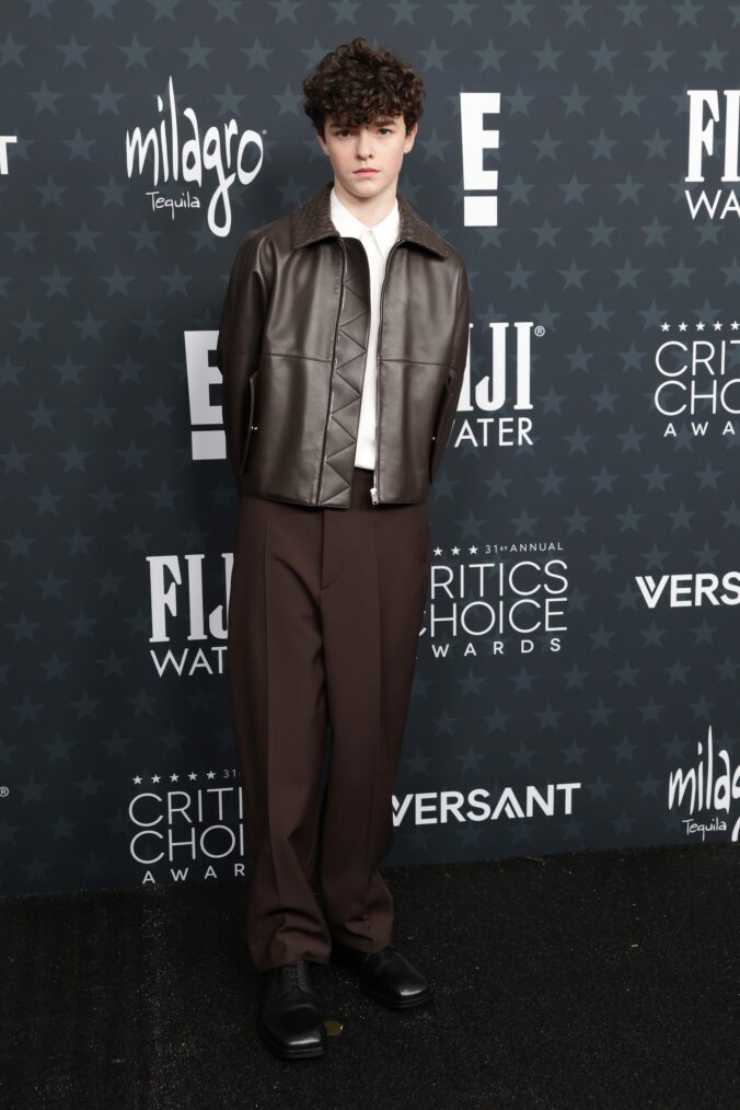 Owen Cooper attends the 31st Annual Critics Choice Awards at Barker Hangar on January 04, 2026 in Santa Monica, California.