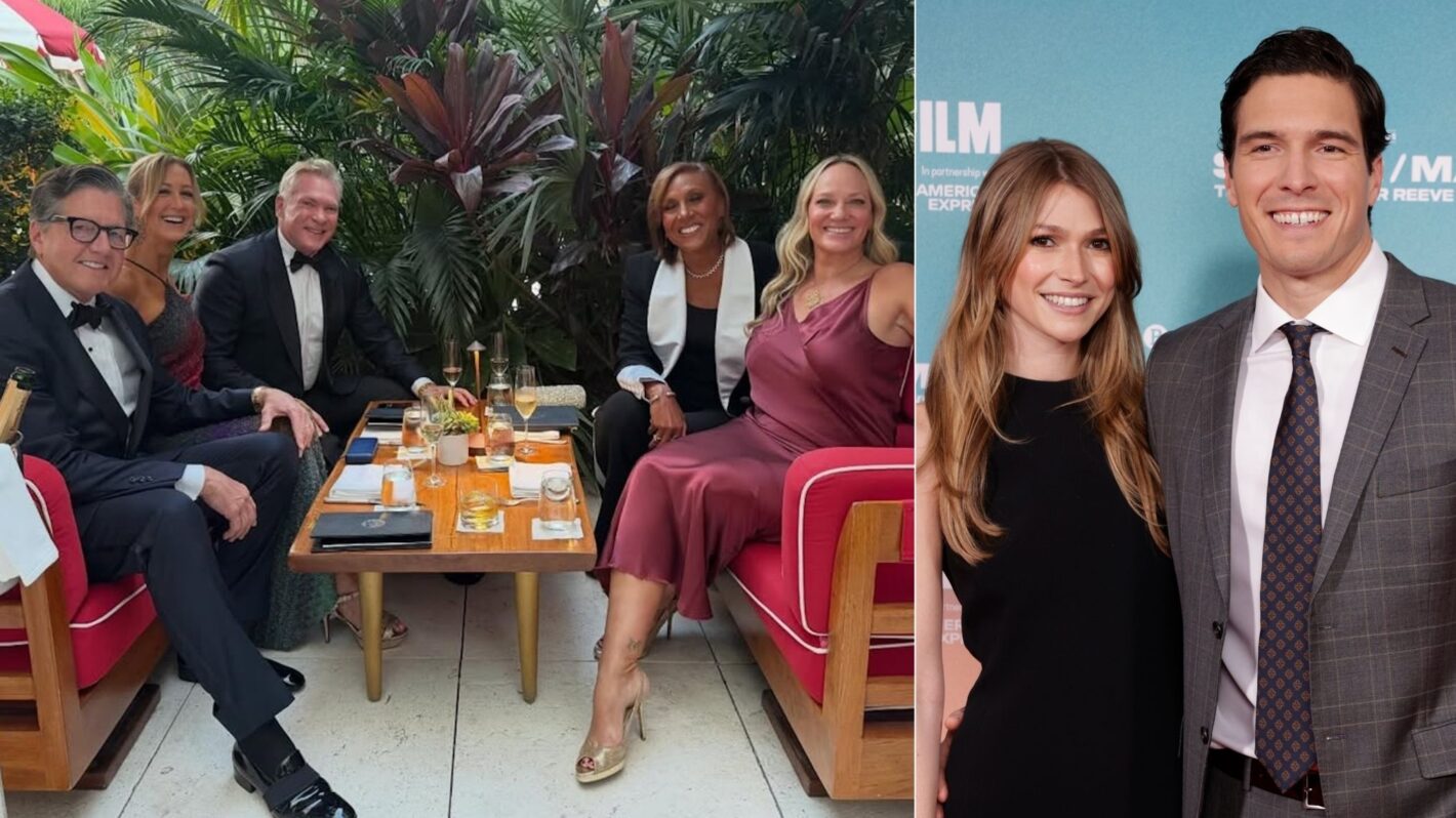‘GMA’ Stars Robin Roberts, Lara Spencer, Sam Champion &amp; More Attend Will Reeve’s Wedding