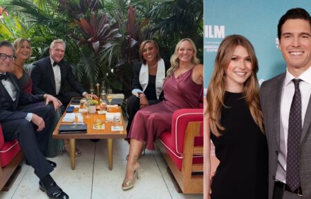 Richard McVey, Lara Spencer, Sam Champion, Robin Roberts, and Amber Laign, Instagram, January 18, 2026; Amanda Dubin and Will Reeve attend the UK Premiere of 