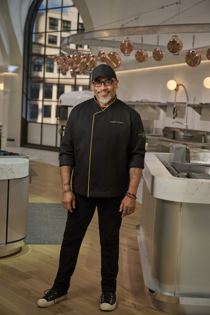 RUSSELL JACKSON -- Competitor in CBS Original Series AMERICA'S CULINARY CUP, scheduled to air on the CBS Television Network. Photo: Jackie_Brown/CBS ©2025 CBS Broadcasting, Inc. All Rights Reserved.