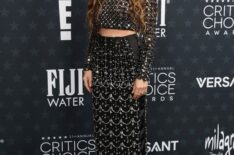 Sarah Shahi attends the 31st Annual Critics Choice Awards at Barker Hangar on January 04, 2026 in Santa Monica, California.