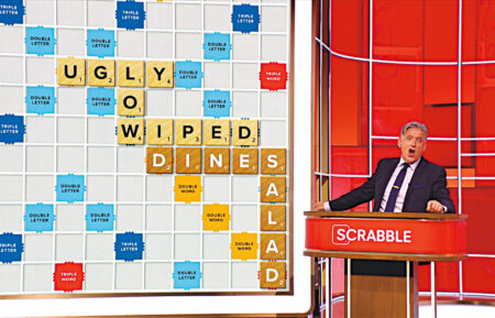 Scrabble -- Image Number: SCR201_021 -- Pictured (L-R): Craig Ferguson