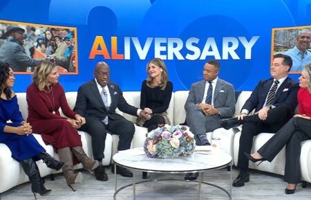 Sheinelle Jones, Jenna Bush Hager, Savannah Guthrie, Craig Melvin, Carson Daly, and Dylan Dreyer on the January 27, 2026, episode of NBC's 'Today.'