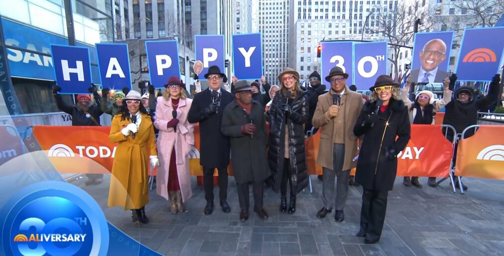 Sheinelle Jones, Jenna Bush Hager, Carson Daly, Al Roker, Savannah Guthrie, Craig Melvin, and Dylan Dreyer on the January 27, 2026, episode of NBC's 'Today.'