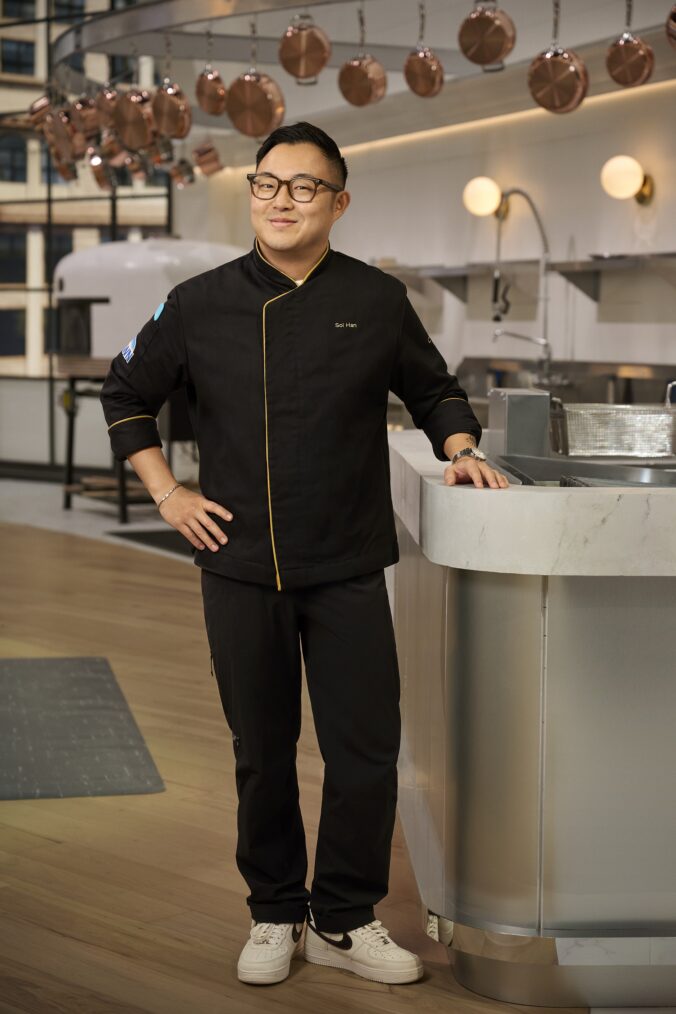 SOL HAN -- Competitor in CBS Original Series AMERICA'S CULINARY CUP, scheduled to air on the CBS Television Network. Photo: Jackie_Brown/CBS ©2025 CBS Broadcasting, Inc. All Rights Reserved.