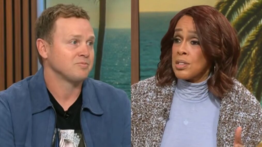 Spencer Pratt and Gayle King on the January 26, 2026, episode of CBS' 'CBS Mornings.'