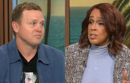 Spencer Pratt and Gayle King on the January 26, 2026, episode of CBS' 'CBS Mornings.'