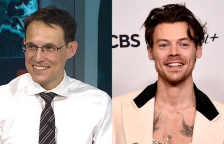 Steve Kornacki on the January 22, 2026, episode of 'NBC Nightly News with Tom Llamas'; Harry Styles poses with the Best Pop Vocal Album Award for “Harry’s House” and Album of the Year Award for “Harry’s House” in the press room during the 65th GRAMMY Awards at Crypto.com Arena on February 05, 2023 in Los Angeles, California.