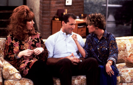 MARRIED...WITH CHILDREN, Katey Sagal, Ed O'Neill, Amanda Bearse, 'She's Having My Baby', (Season 6), 1987-1997,