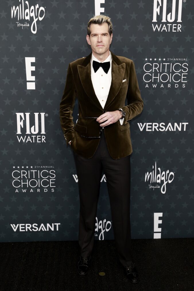 Timothy Simons attends the 31st Annual Critics Choice Awards at Barker Hangar on January 04, 2026 in Santa Monica, California.