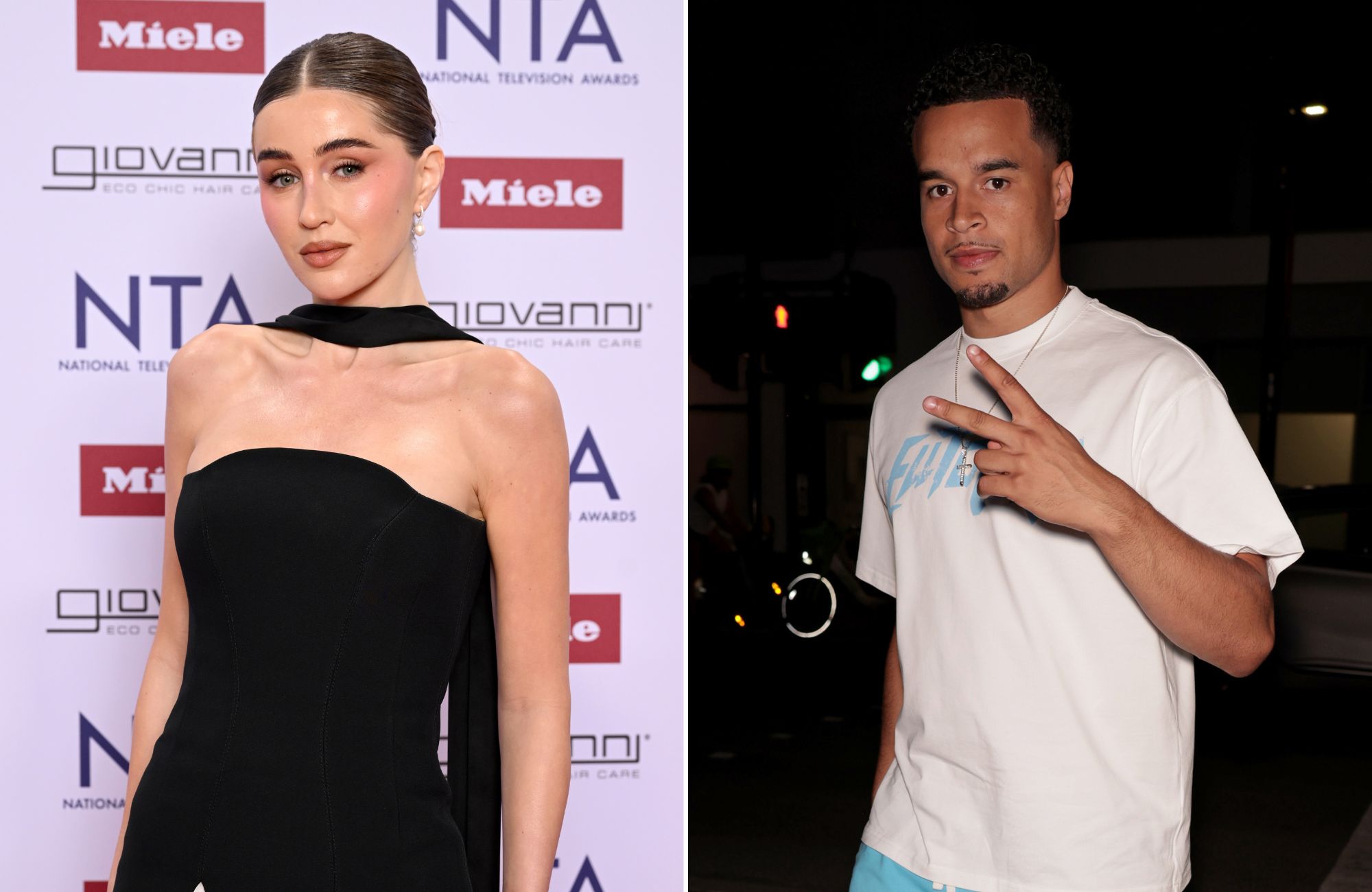 Toby Aromolaran and Georgia Steel