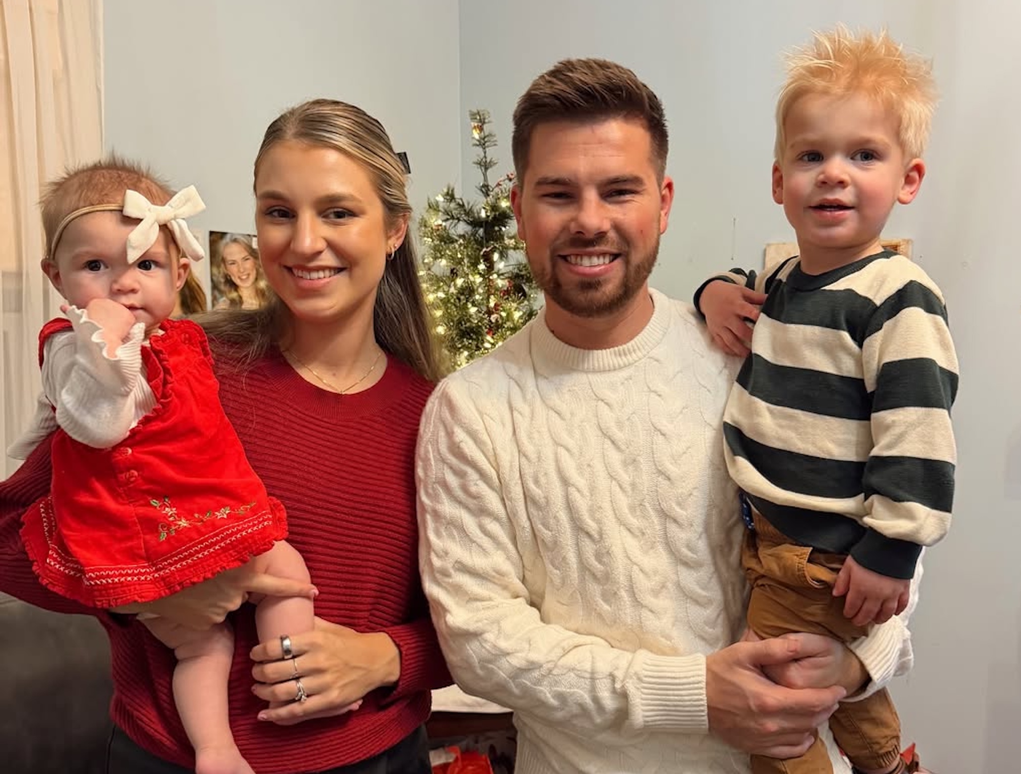 Trace Bates and family