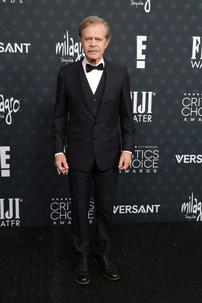 William H. Macy attends the 31st Annual Critics Choice Awards at Barker Hangar on January 04, 2026 in Santa Monica, California.