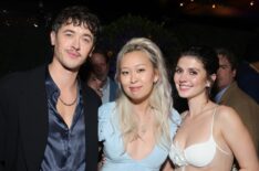 Yulin Kuang, Tom Blyth, and Emily Bader of People We Meet on Vacation