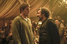 Peter Claffey as Dunk and Daniel Ings as Lyonel Baratheon in 'A Knight of the Seven Kingdoms' Season 1 Episode 1