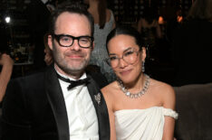 Bill Hader and Ali Wong attend Netflix's 2024 Golden Globe After Party at Spago on January 07, 2024 in Beverly Hills, California