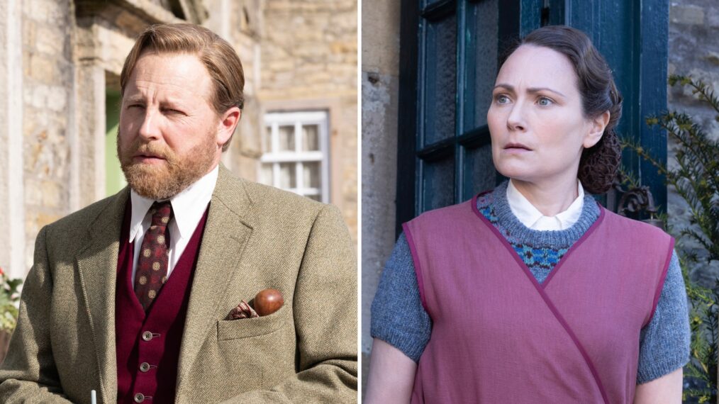 Samuel West and Anna Madeley in 'All Creatures Great and Small' Season 6 Episode 2