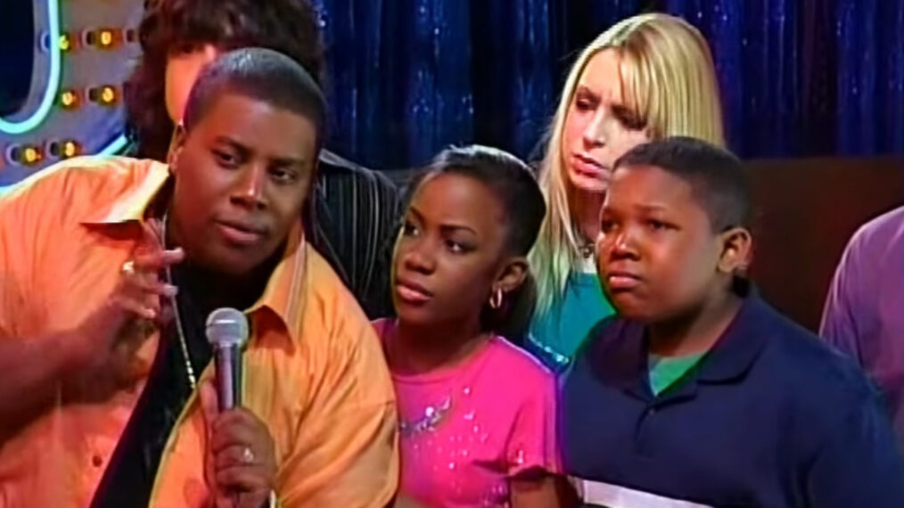Kenan Thompson, Kianna Underwood, and Denzel Whitaker in the 'All That' 10th anniversary reunion special