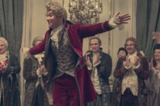 Will Sharpe and Paul Bettany in 'Amadeus'