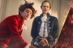 Will Sharpe and Paul Bettany in 'Amadeus'