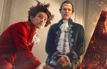 Will Sharpe and Paul Bettany in 'Amadeus'