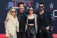 Nicole Richie, Lionel Richie, Sofia Richie and Miles Richie attend the Lionel Richie Hand And Footprint Ceremony at TCL Chinese Theatre on March 7, 2018 in Hollywood, California